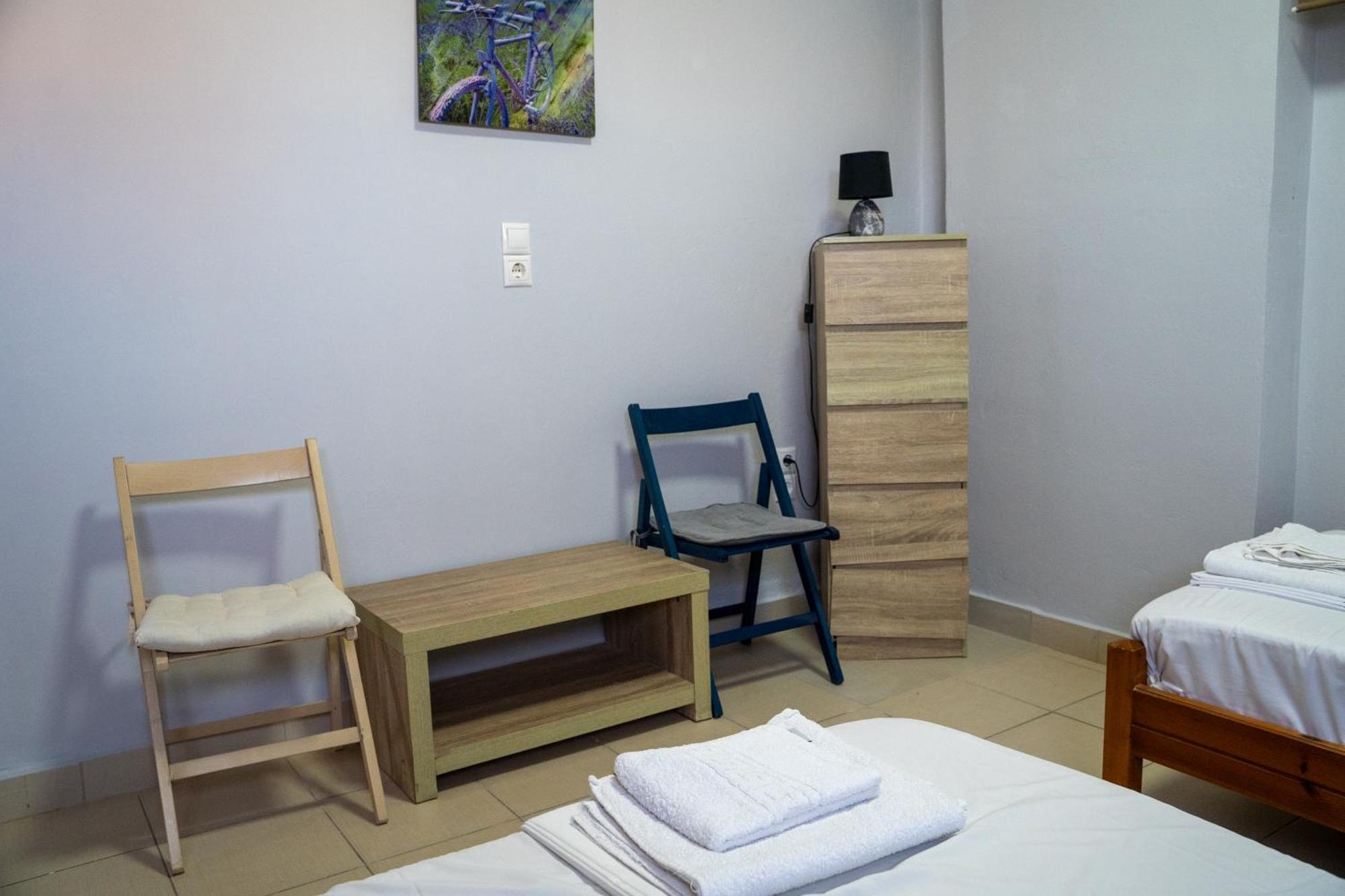 Nefeli Rooms Agia Marina  Ngoại thất bức ảnh